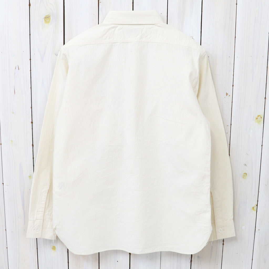 BUZZ RICKSON’S : WHITE CHAMBRAY WORK SHIRT (OFF WHITE)
