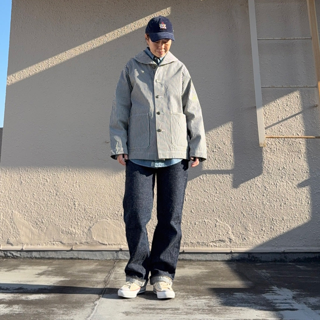 BUZZ RICKSON’S : U.S.NAVY WWII UTILITY HICKORY JACKET