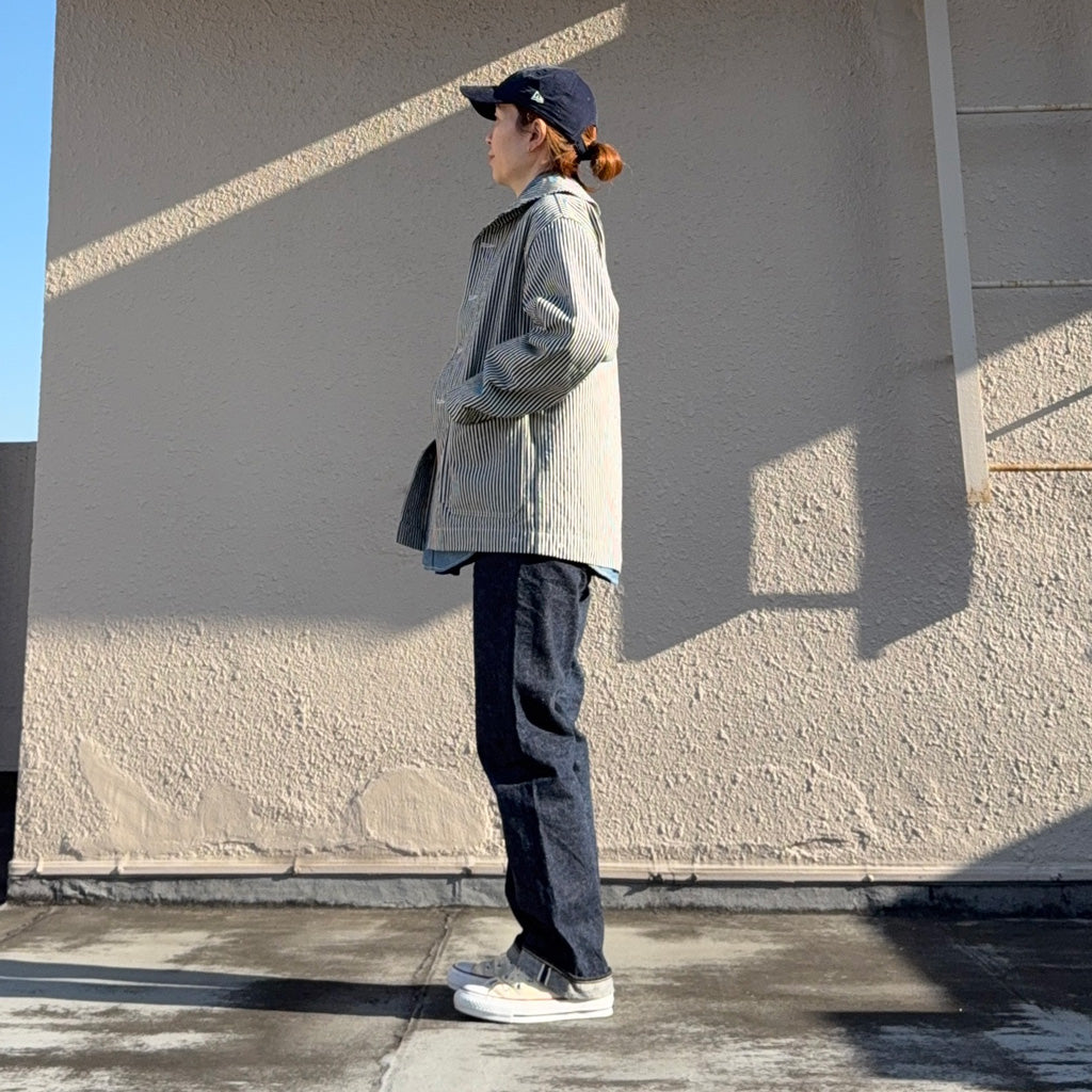 BUZZ RICKSON’S : U.S.NAVY WWII UTILITY HICKORY JACKET