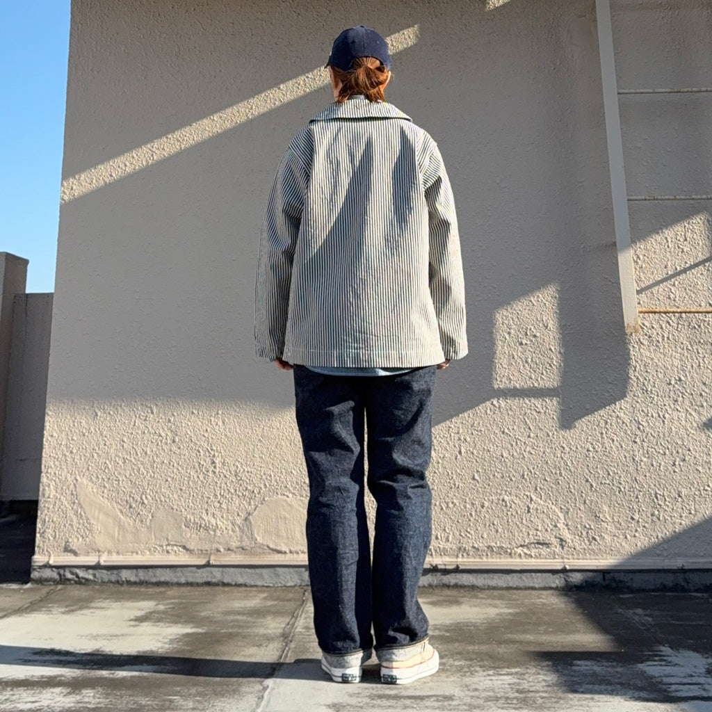 BUZZ RICKSON’S : U.S.NAVY WWII UTILITY HICKORY JACKET