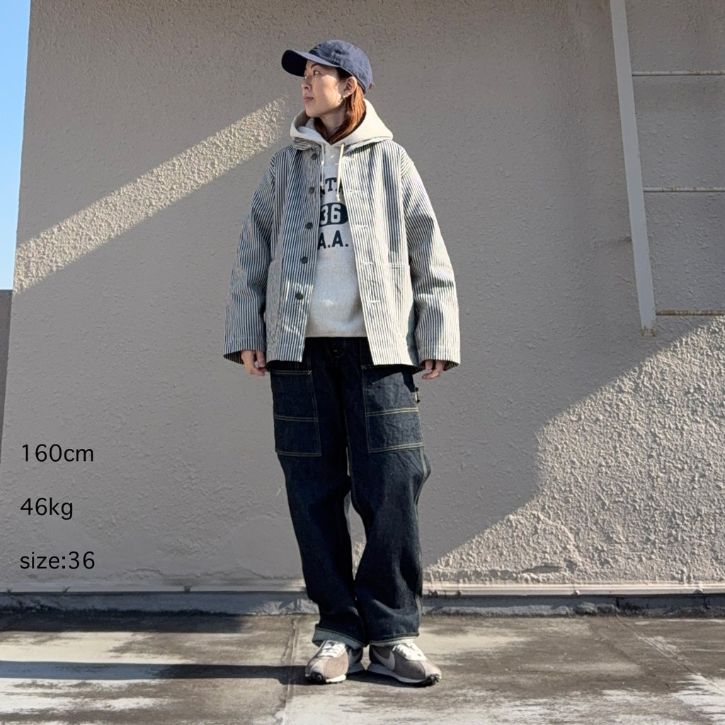 BUZZ RICKSON’S : U.S.NAVY WWII UTILITY HICKORY JACKET