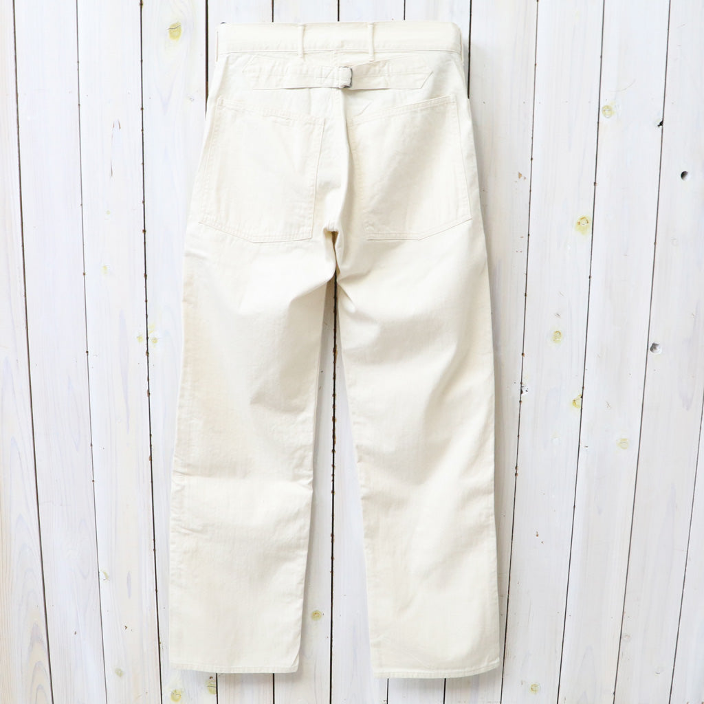 BUZZ RICKSON’S : TROUSERS,WORKING,WHITE TWILL