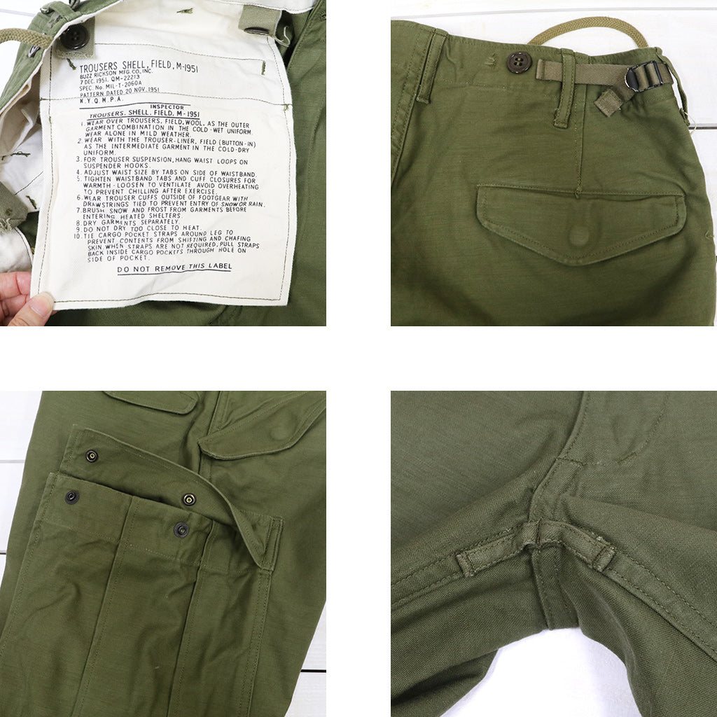 BUZZ RICKSON’S : TROUSERS,SHELL,FIELD,M-51 SHORTS