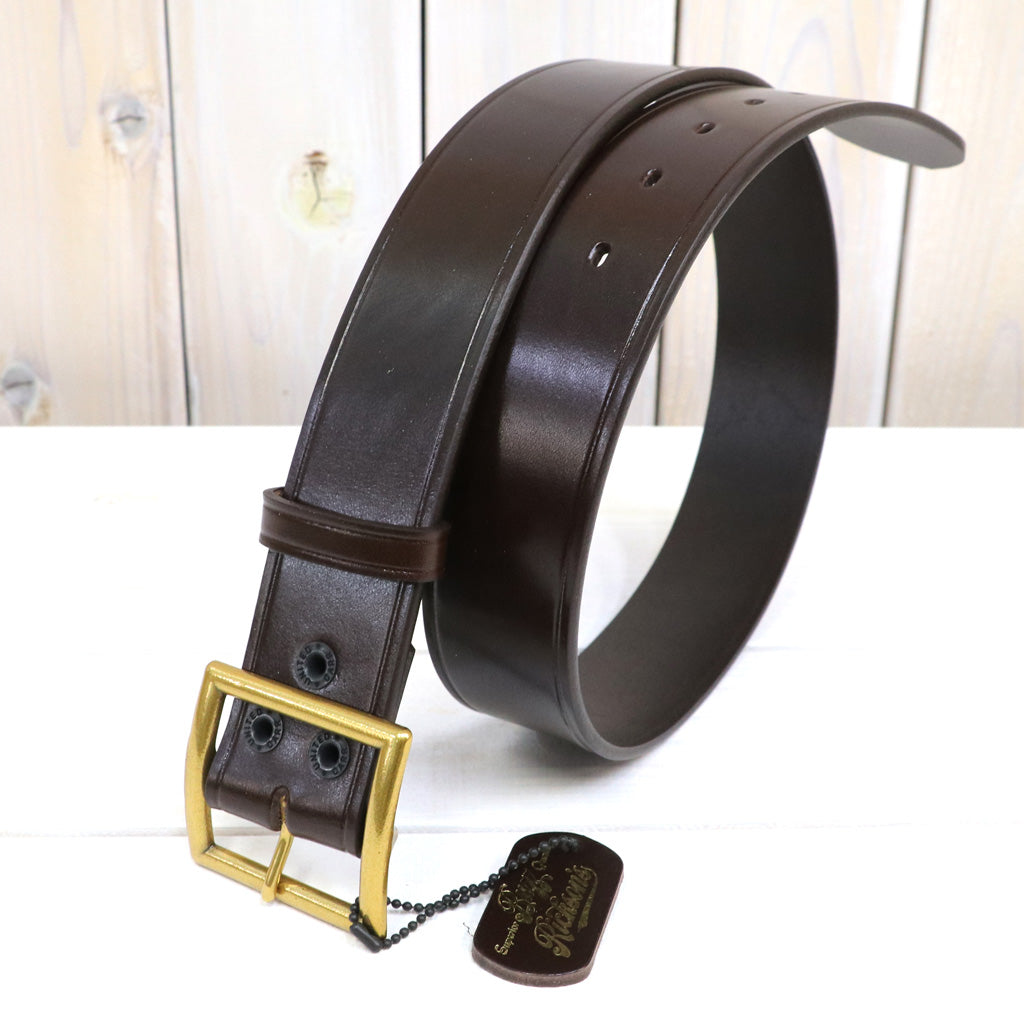 BUZZ RICKSON’S : BELT,LEATHER,ENLISTED,MAN’S (BROWN)