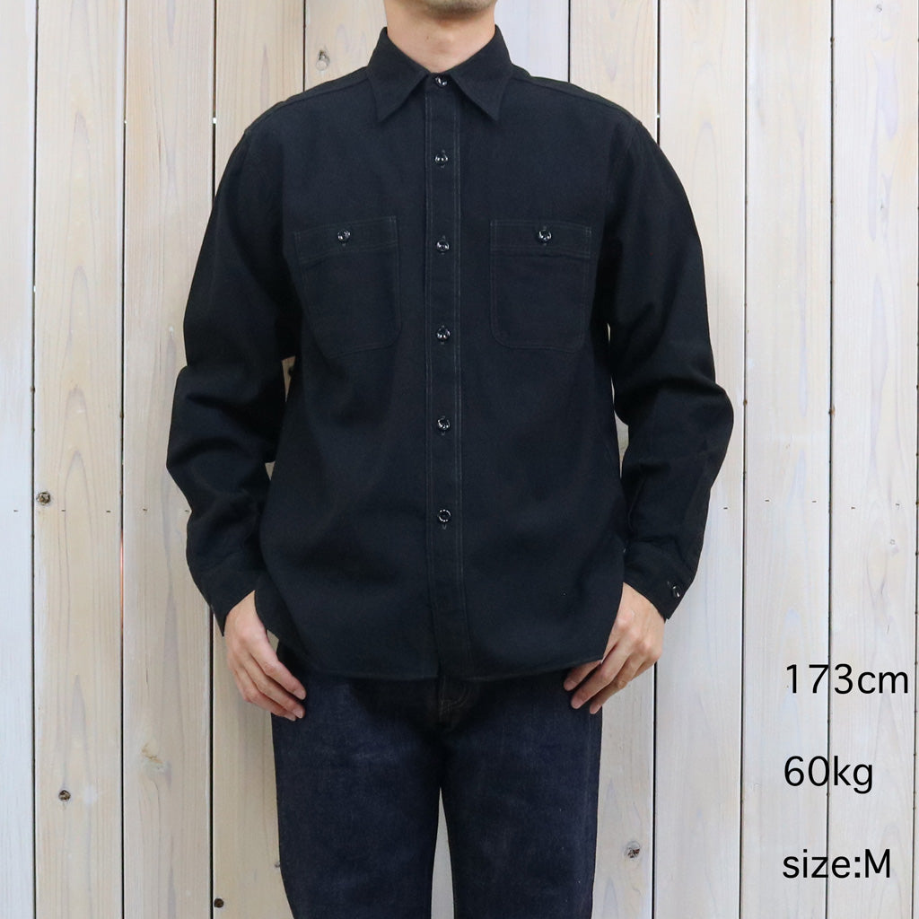 BUZZ RICKSON’S WILLOAM GIBSON COLLECTION : BLACK CHAMBRAY WORK SHIRT