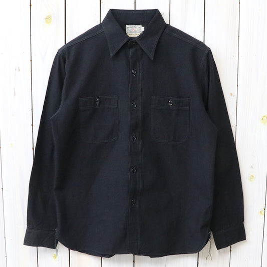 BUZZ RICKSON’S WILLOAM GIBSON COLLECTION : BLACK CHAMBRAY WORK SHIRT