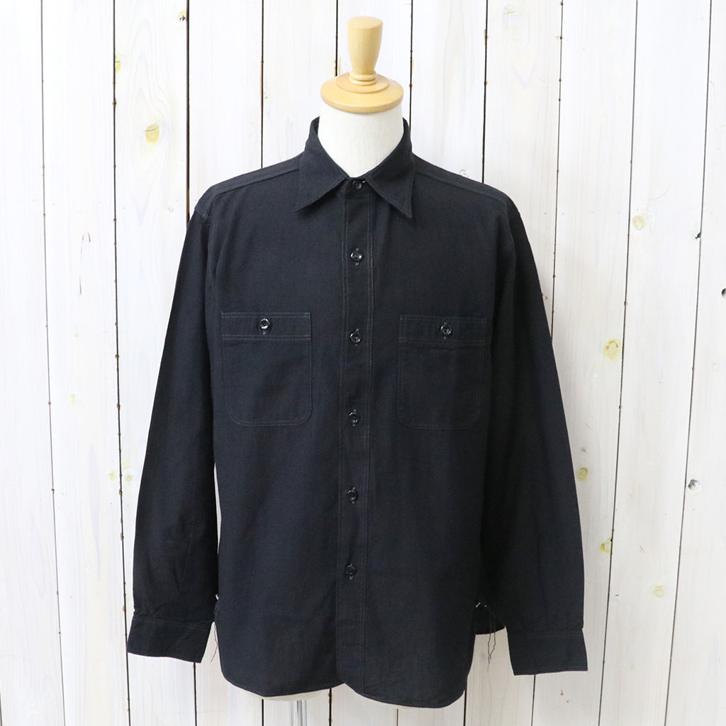 BUZZ RICKSON’S WILLOAM GIBSON COLLECTION : BLACK CHAMBRAY WORK SHIRT