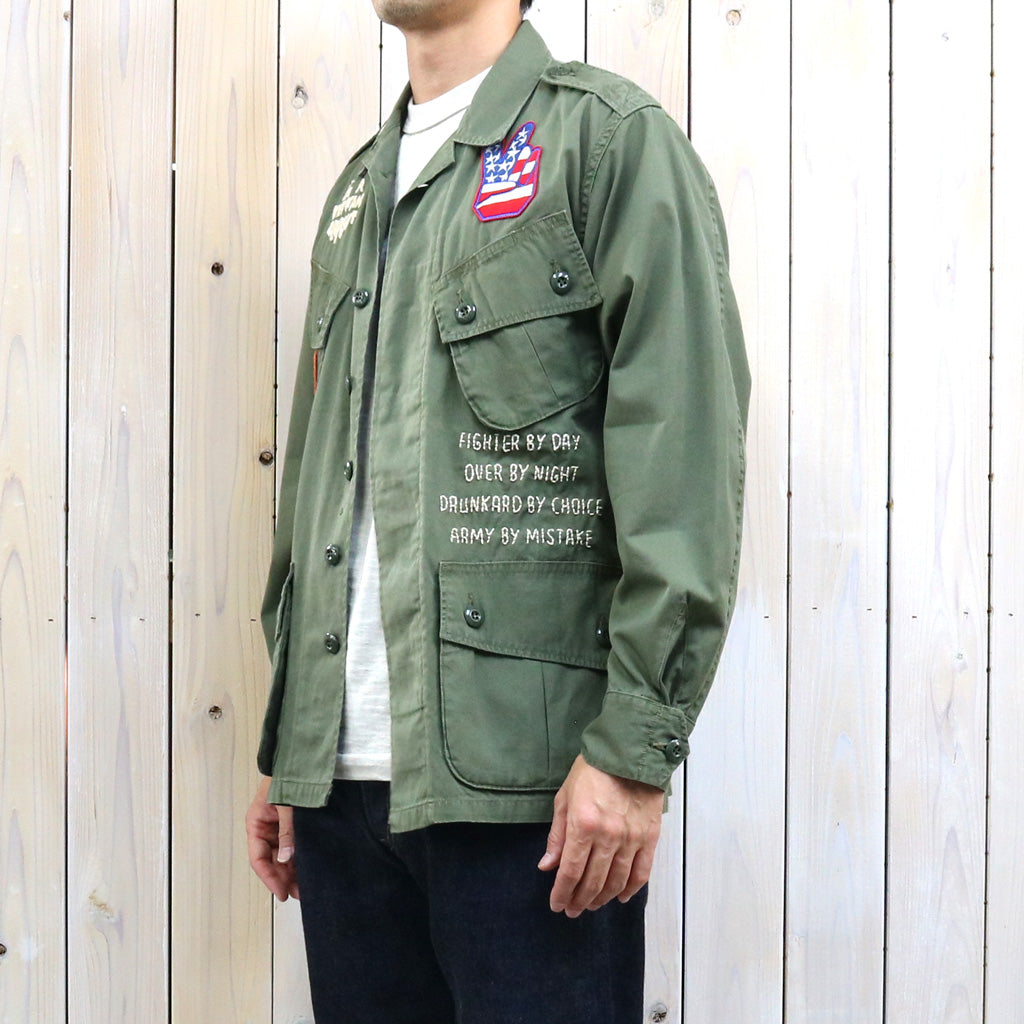 BUZZ RICKSON’S : COAT,MANS COMBAT TROPICAL HAND EMBROIDERY