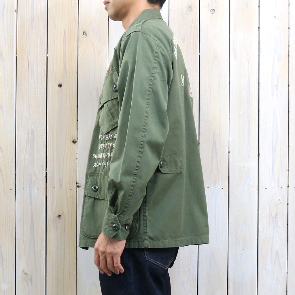 BUZZ RICKSON’S : COAT,MANS COMBAT TROPICAL HAND EMBROIDERY