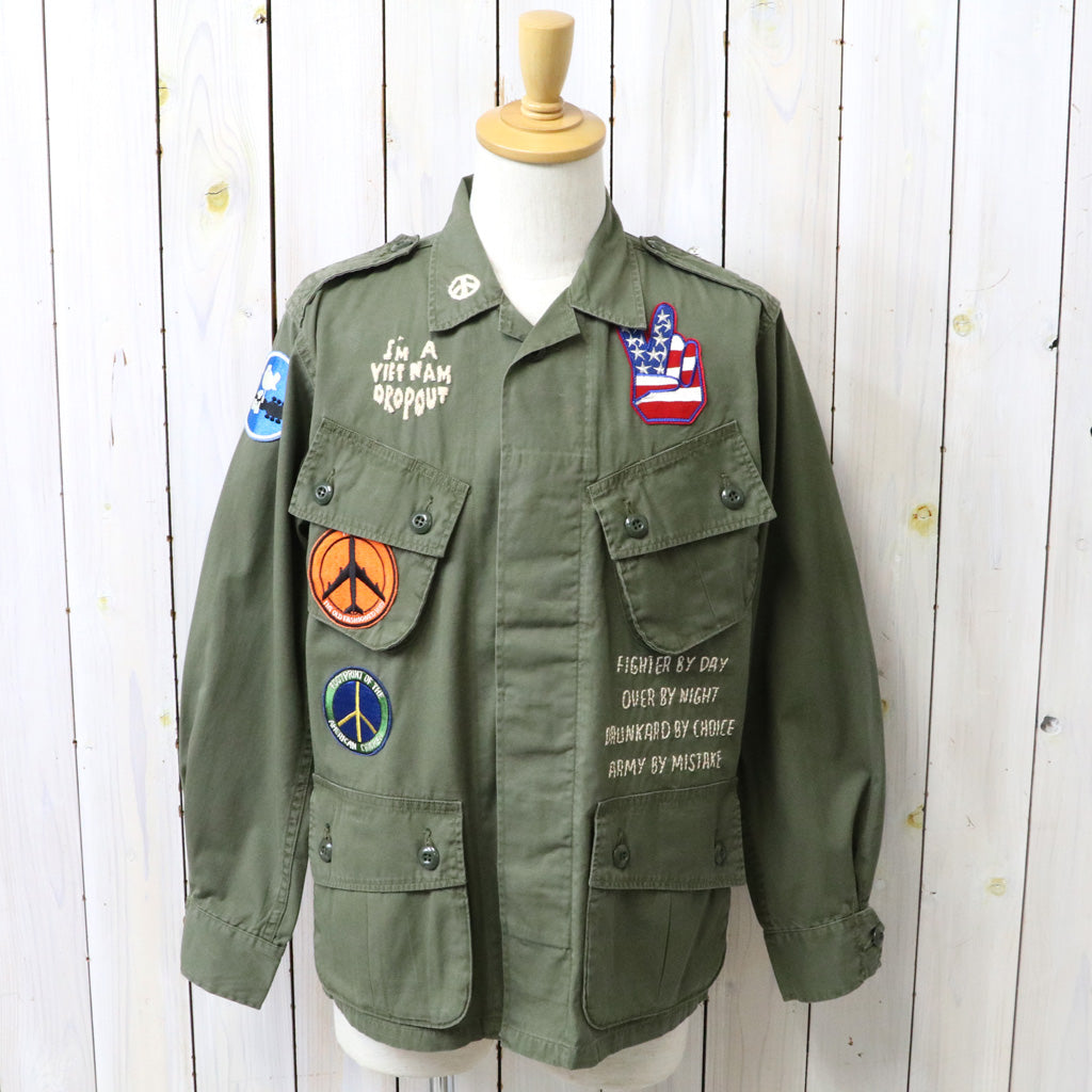 BUZZ RICKSON’S : COAT,MANS COMBAT TROPICAL HAND EMBROIDERY