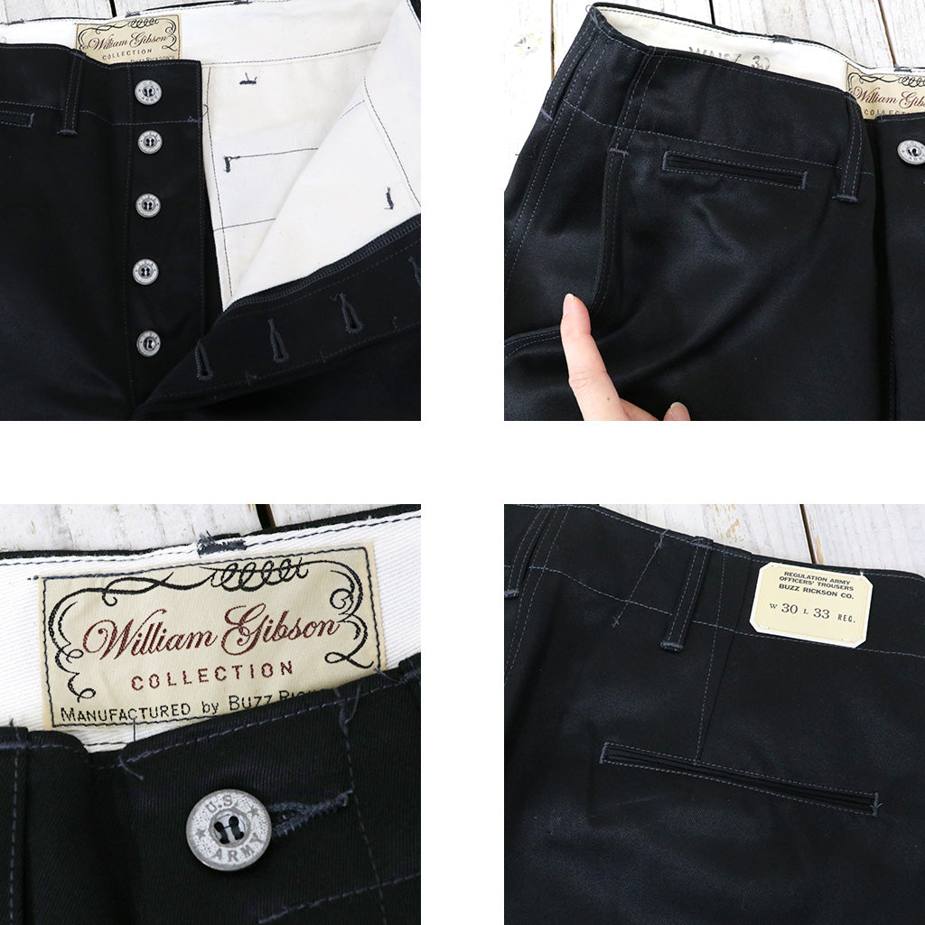 BUZZ RICKSON’S WILLOAM GIBSON COLLECTION : BLACK CHINO 1942 MODEL