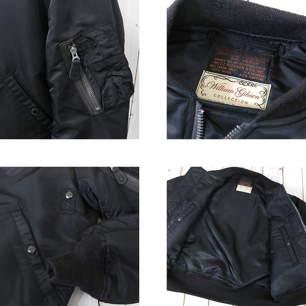 BUZZ RICKSON’S WILLOAM GIBSON COLLECTION : BLACK MA-1 “ALBERT TURNER & CO.,INC.”