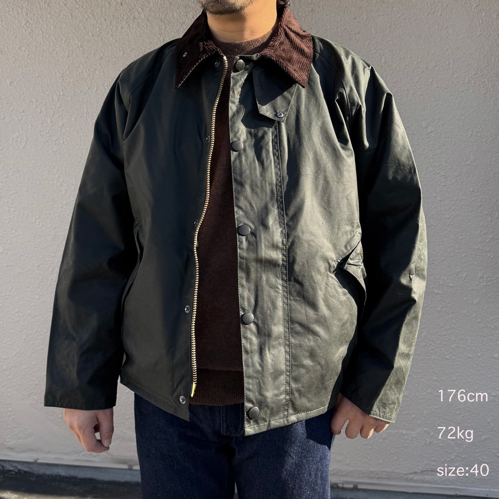 Barbour : OS TRANSPORT WAX (SAGE)