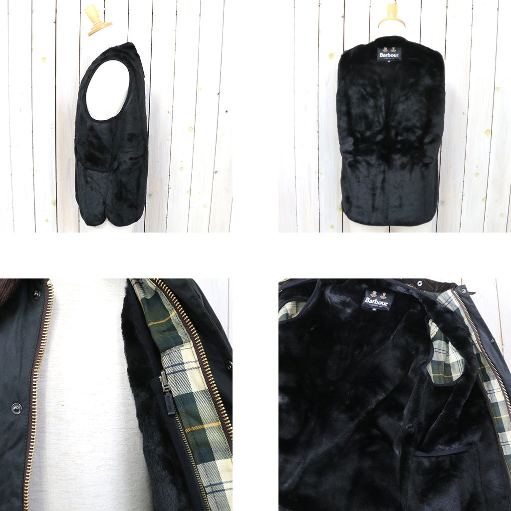 Barbour『FUR LINER』(BLACK)