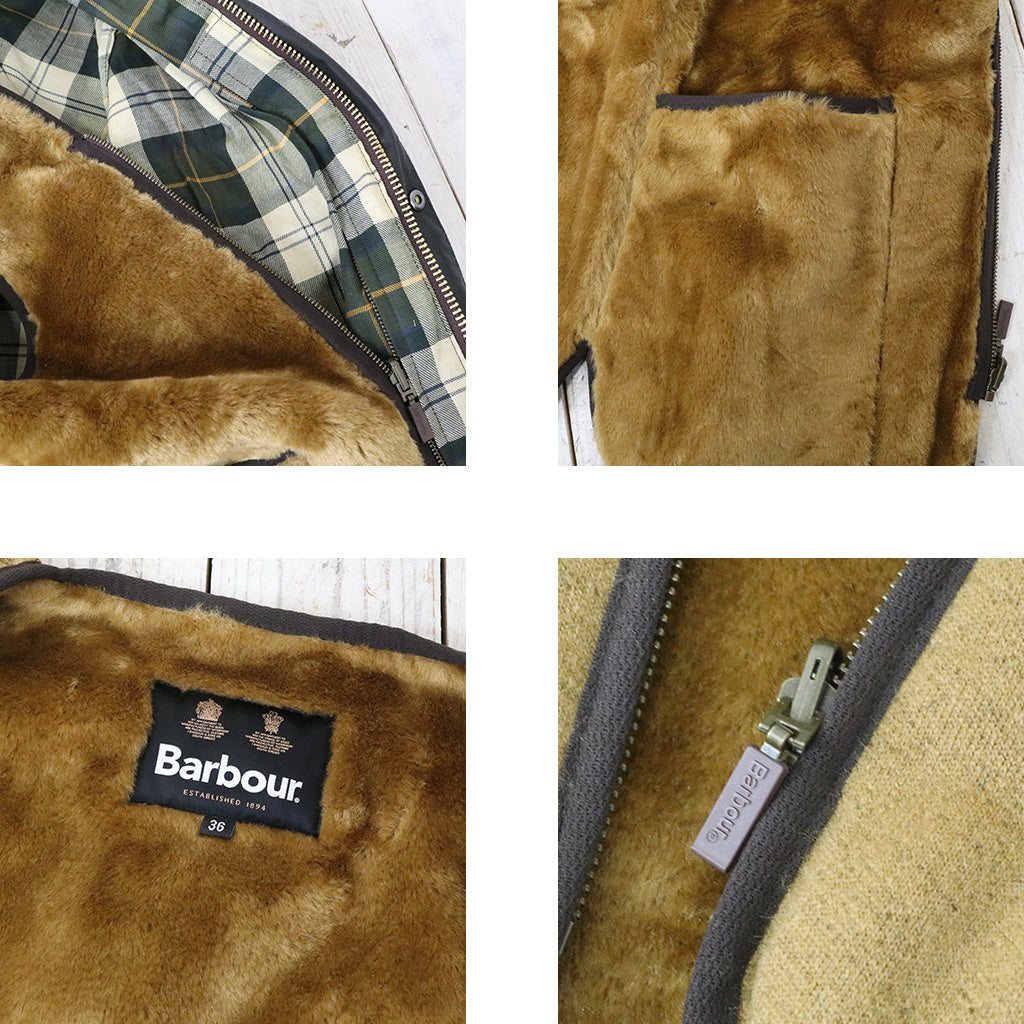 Barbour『FUR LINER』(BROWN)