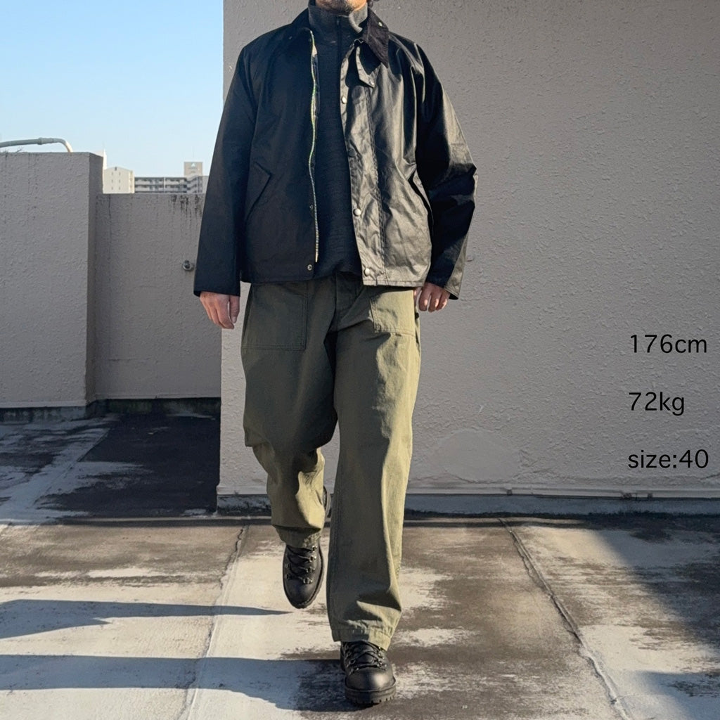 Barbour : OS TRANSPORT WAX (BLACK)