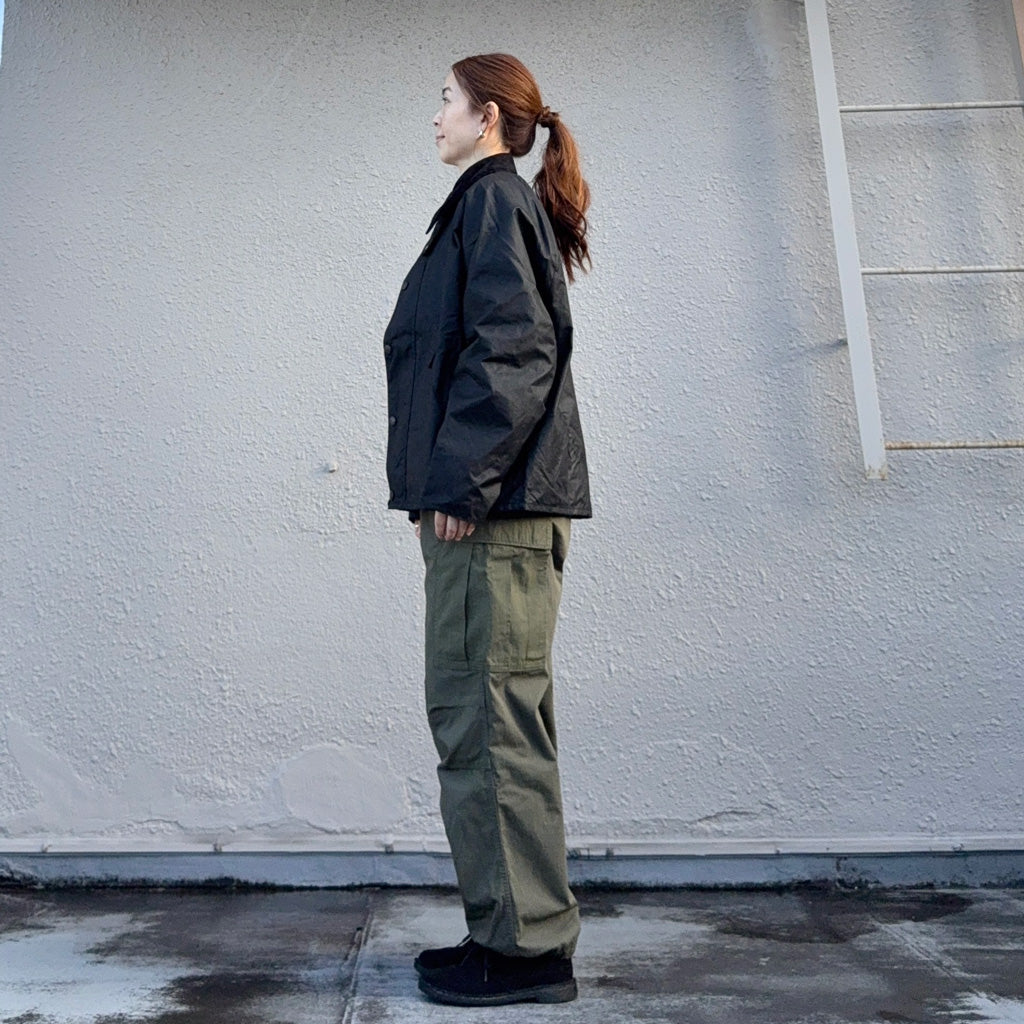 Barbour : OS TRANSPORT WAX (BLACK)