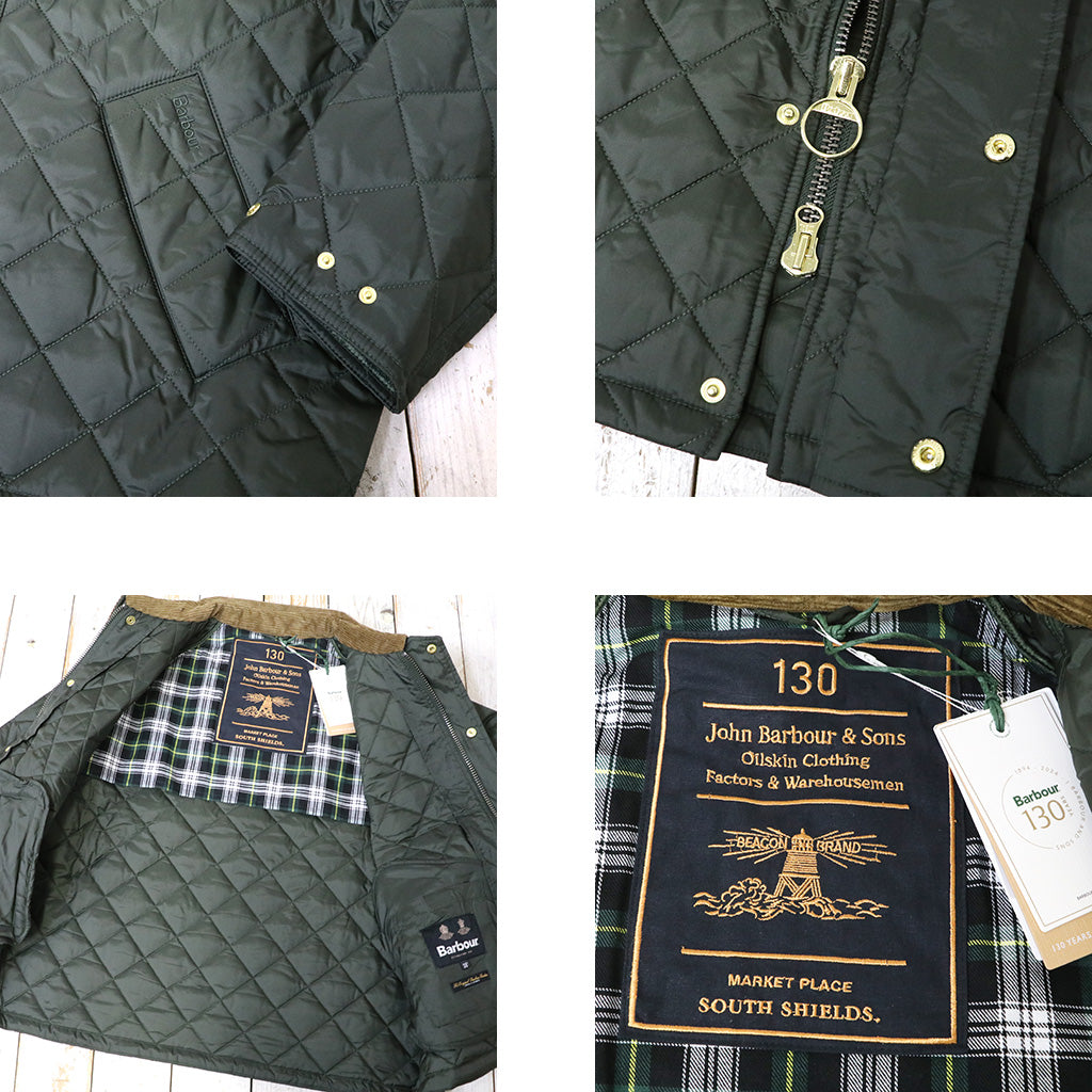 Barbour『130th Anniversary TRANSPORT QUILTED JACLET』(GREEN)