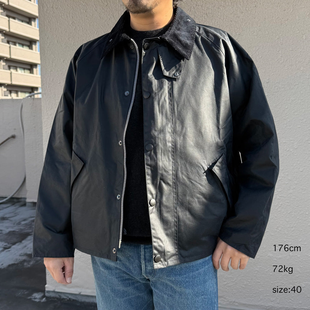 Barbour : OS TRANSPORT WAX (NAVY)