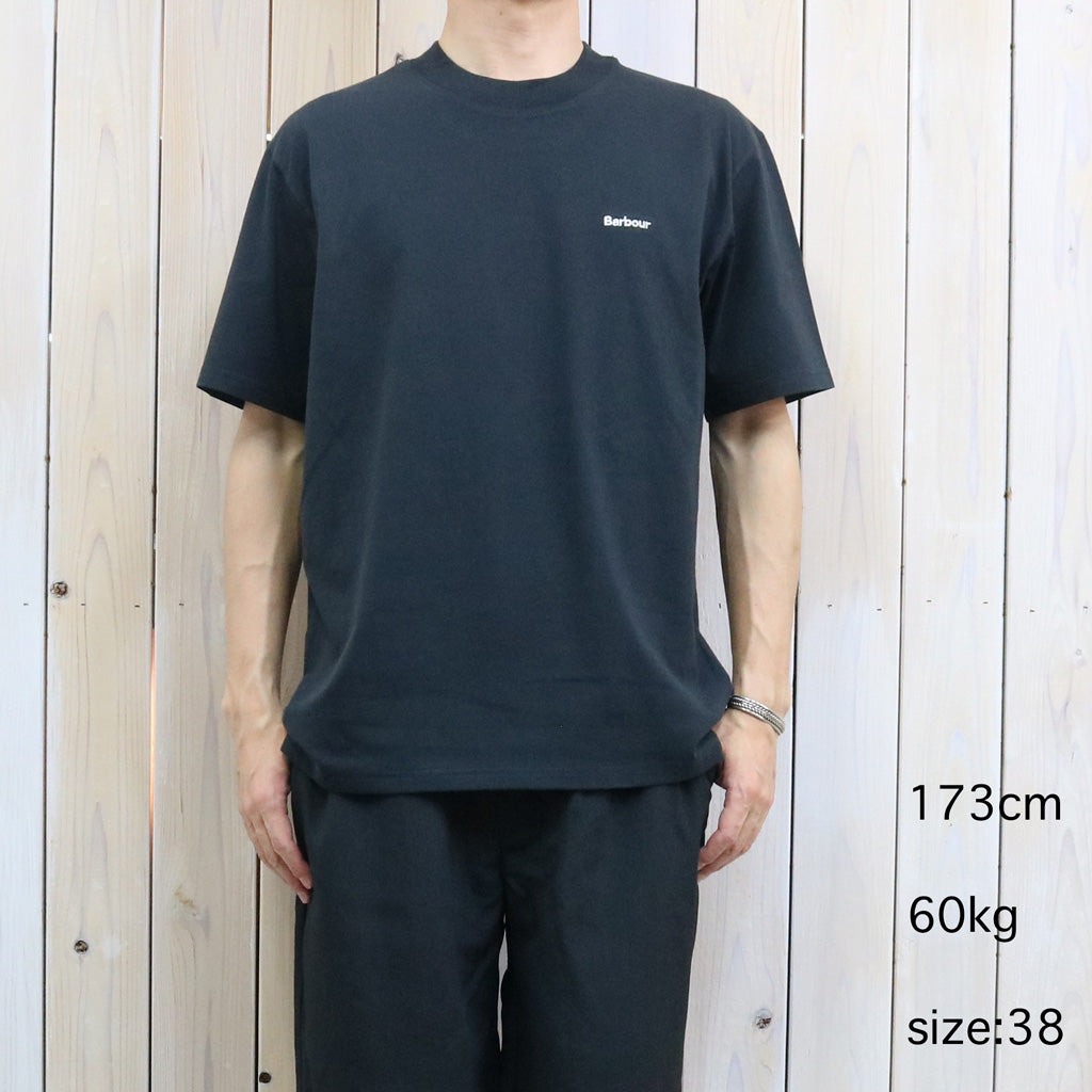 Barbour : DALTON LOGO OS T-SHIRT-Japan Exclusive (BLACK)