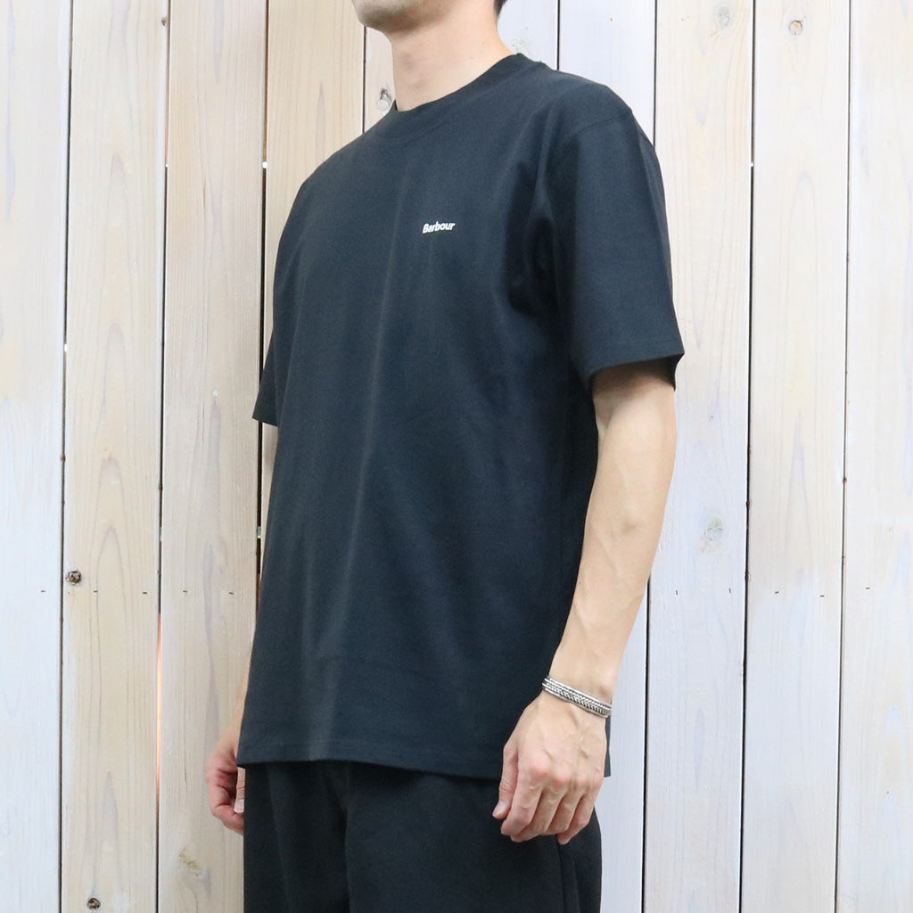 Barbour : DALTON LOGO OS T-SHIRT-Japan Exclusive (BLACK)