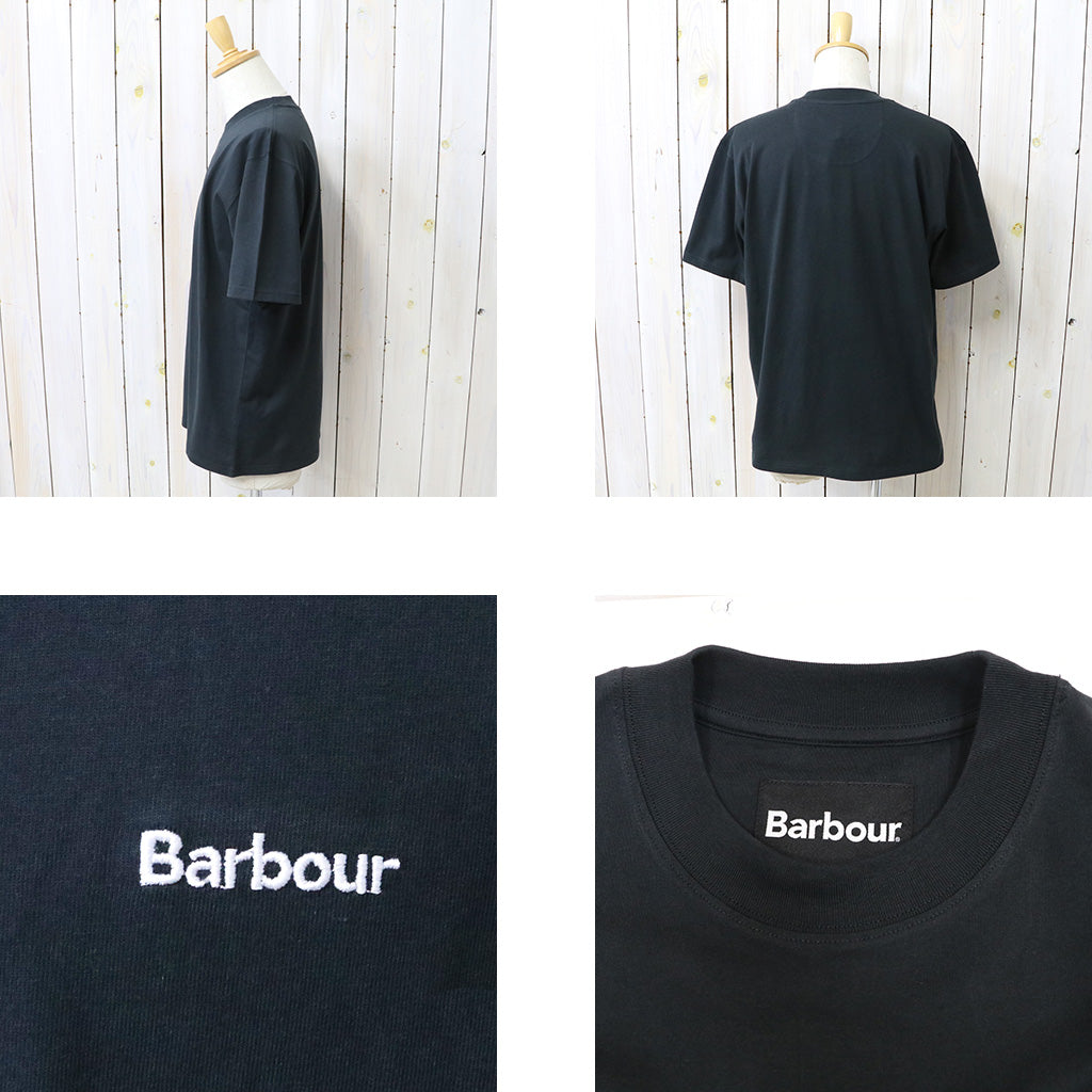 Barbour : DALTON LOGO OS T-SHIRT-Japan Exclusive (BLACK)