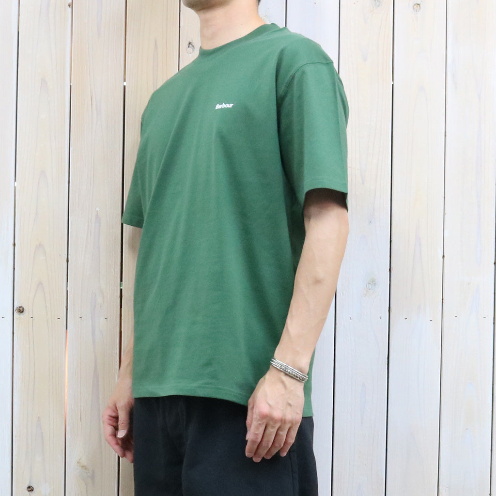 Barbour : DALTON LOGO OS T-SHIRT-Japan Exclusive (RACING GREEN)