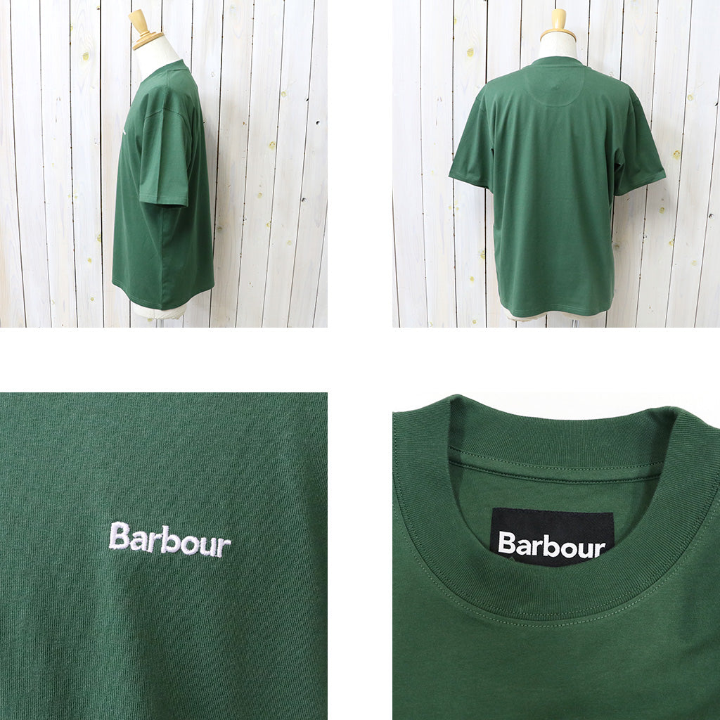 Barbour : DALTON LOGO OS T-SHIRT-Japan Exclusive (RACING GREEN)