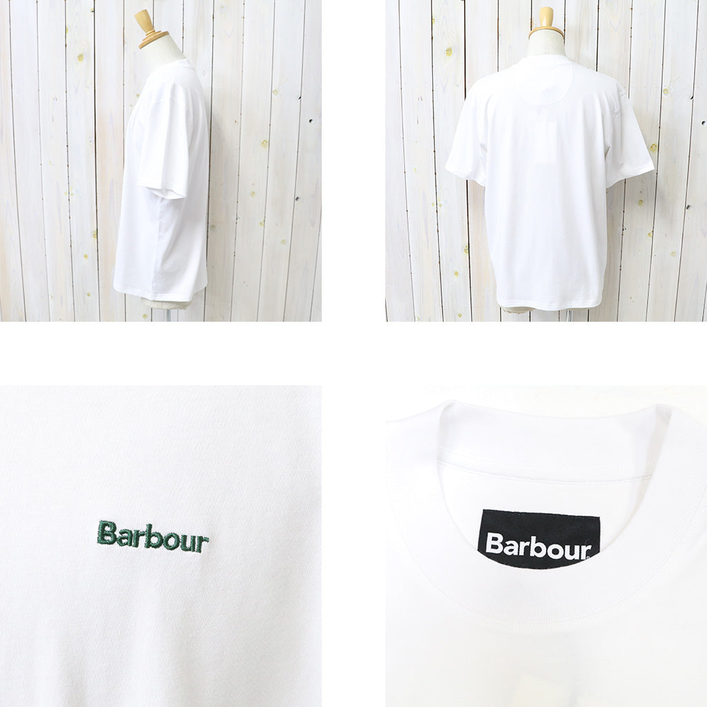 Barbour : DALTON LOGO OS T-SHIRT-Japan Exclusive (WHITE)