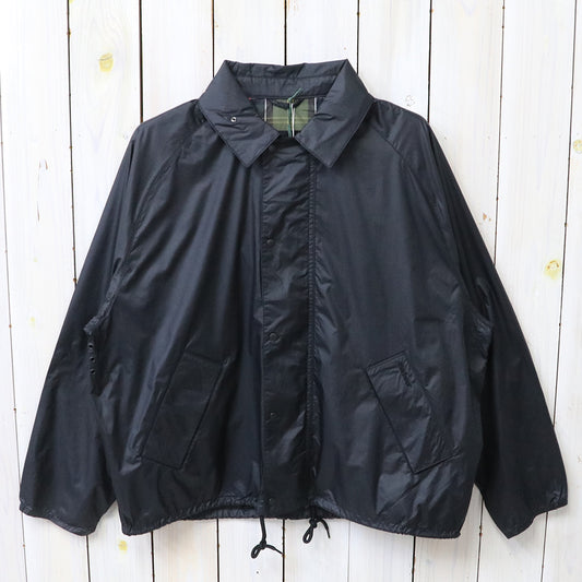 Barbour : TRANSPORT UV SHOWERPROOF JACKET (BLACK)
