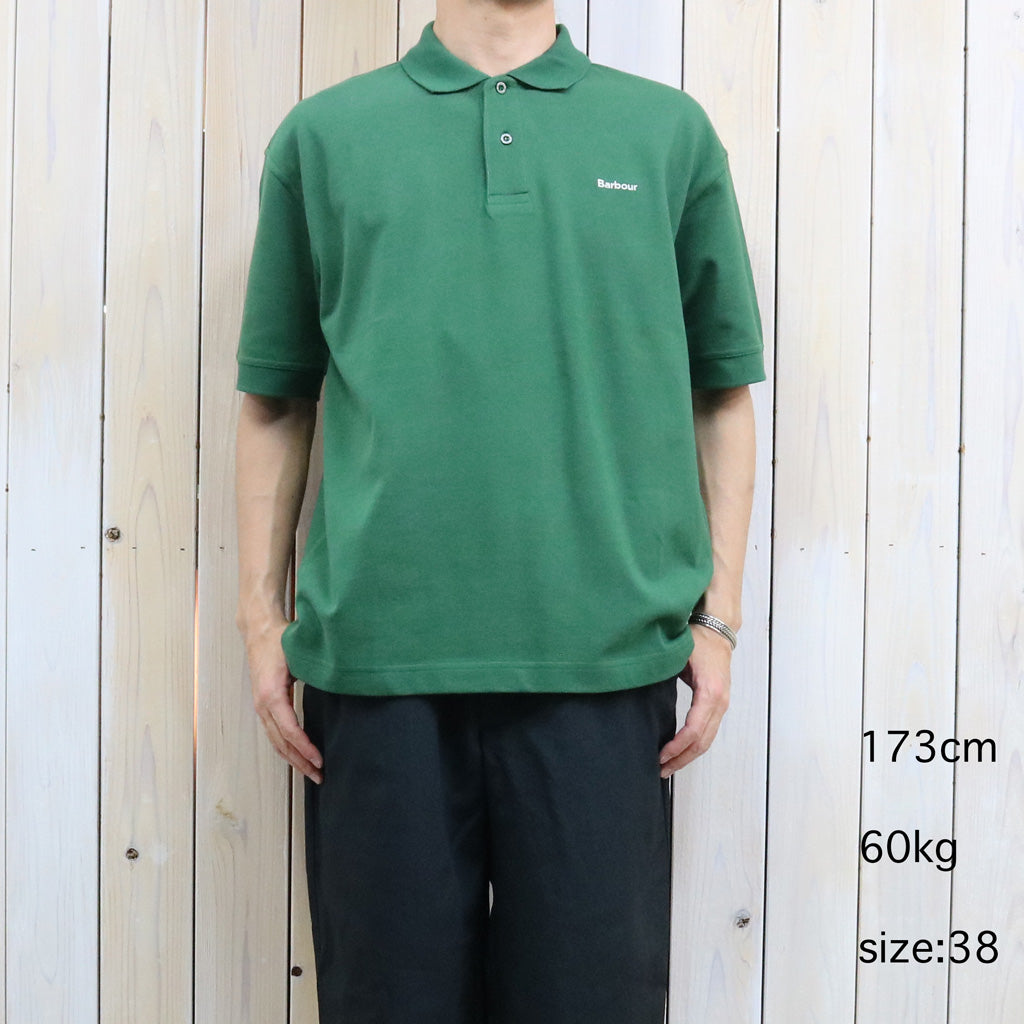Barbour : HEXHAM OS POLO SHIRT (RACING GREEN)