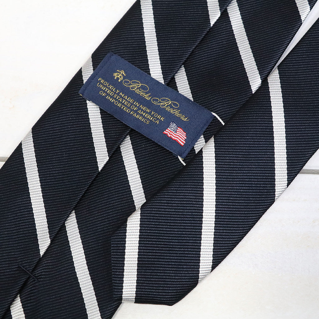 Brooks Brothers : BB3 BAR ストライプ レップタイ