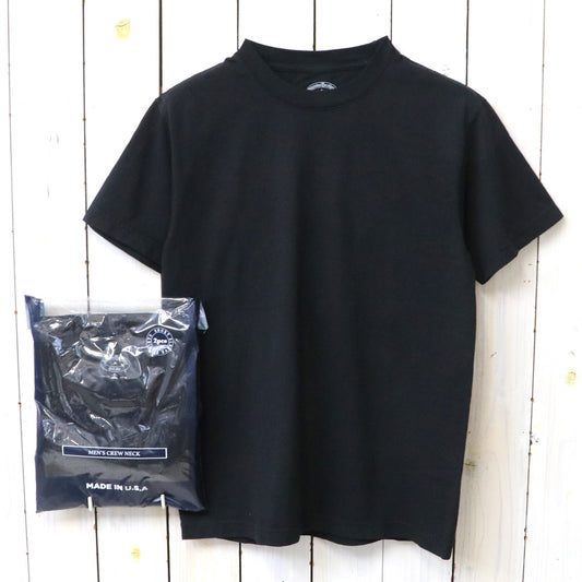Brooks Brothers : COTTON 2-PACK CREW NECK TEE Made in USA (BLACK)