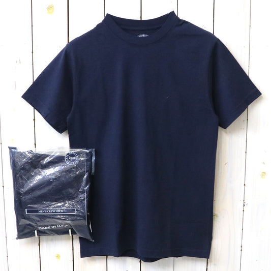 Brooks Brothers : COTTON 2-PACK CREW NECK TEE Made in USA (NAVY)