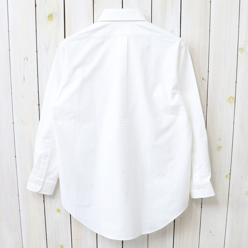 Brooks Brothers : スーピマコットン オックスフォード ドレスシャツ Traditional Fit  (WHITE)