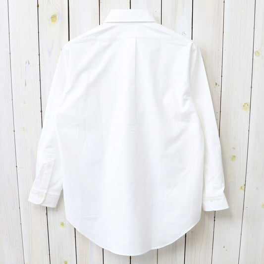 Brooks Brothers : スーピマコットン オックスフォード ドレスシャツ Traditional Fit  (WHITE)