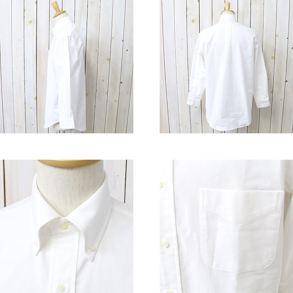 Brooks Brothers : スーピマコットン オックスフォード ドレスシャツ Traditional Fit  (WHITE)