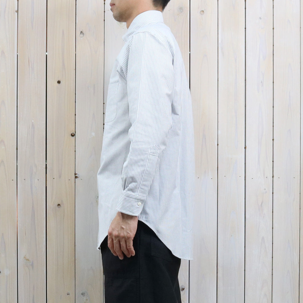 Brooks Brothers : スーピマコットン オックスフォード ドレスシャツ Traditional Fit (BLACK STRIPE)