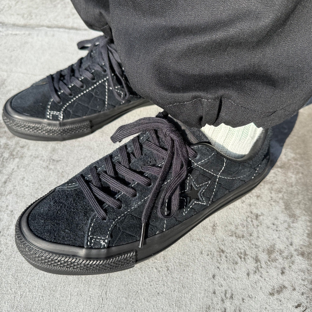 CONVERSE SKATEBOARDING : ONE STAR SK/HEEL COLLECTIVE (Black Monochrome)