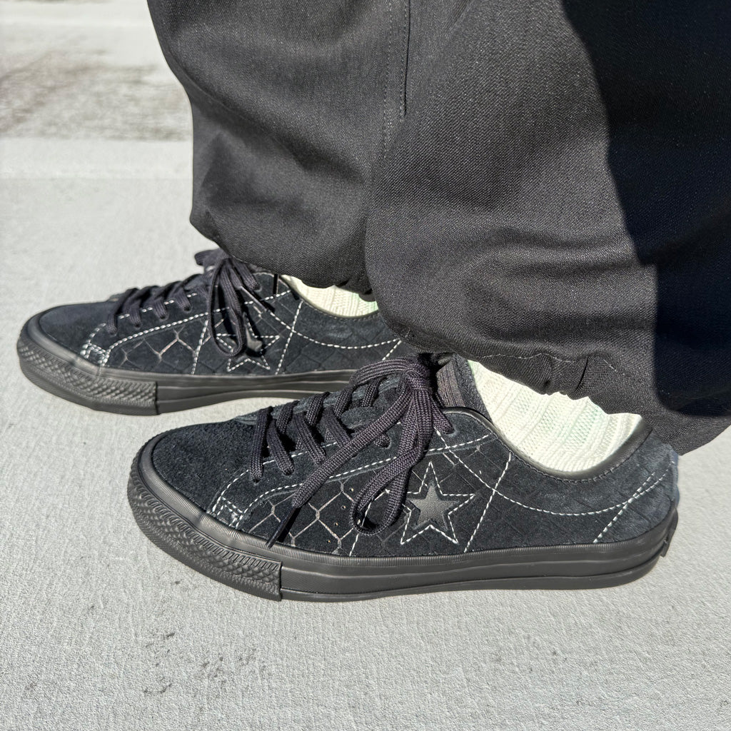 CONVERSE SKATEBOARDING : ONE STAR SK/HEEL COLLECTIVE (Black Monochrome)