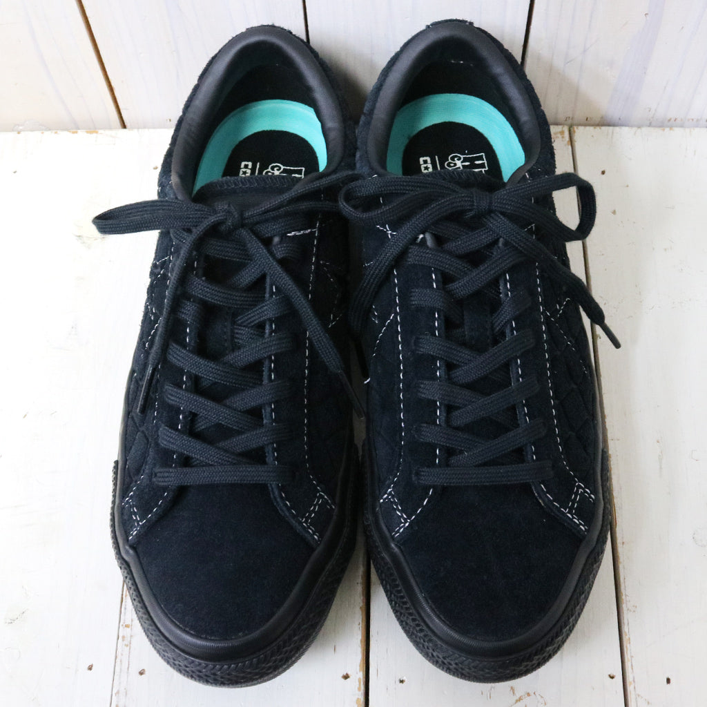 CONVERSE SKATEBOARDING : ONE STAR SK/HEEL COLLECTIVE (Black Monochrome)