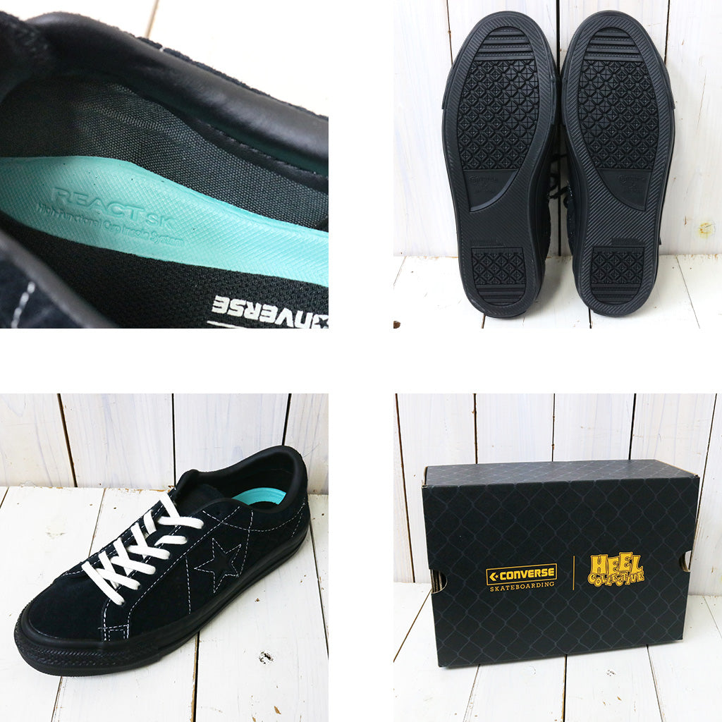 CONVERSE SKATEBOARDING : ONE STAR SK/HEEL COLLECTIVE (Black Monochrome)