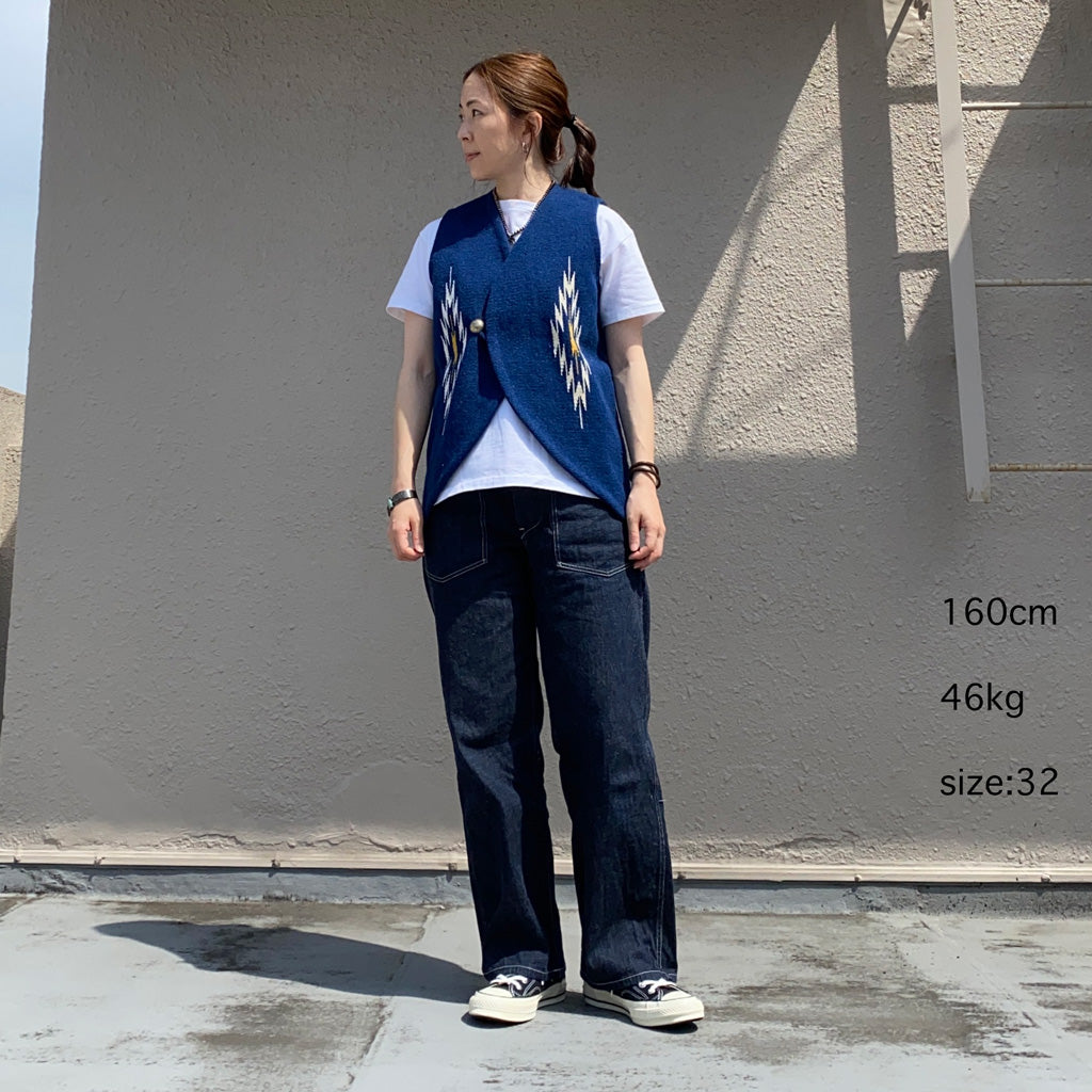 【SALE50%OFF】TRUJILLO’S『Chimayo Vest』(Blue)