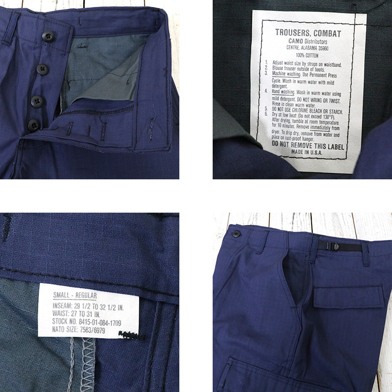 DEAD STOCK : BDU TROUSERS (NAVY)