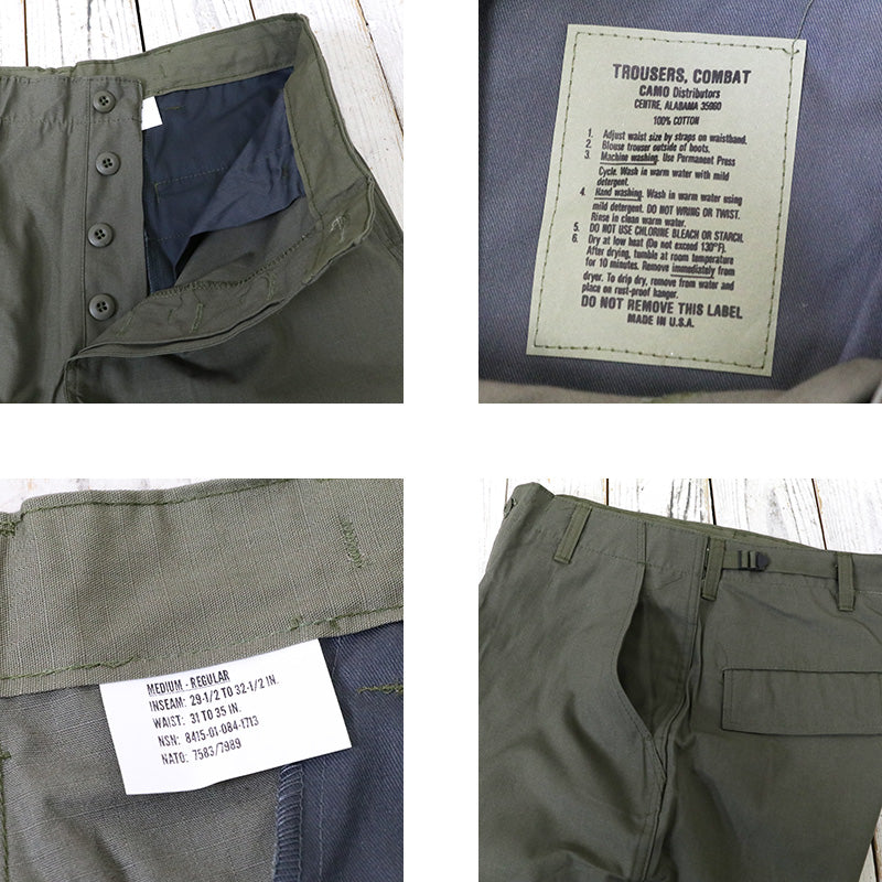 DEAD STOCK : BDU TROUSERS (OLIVE)
