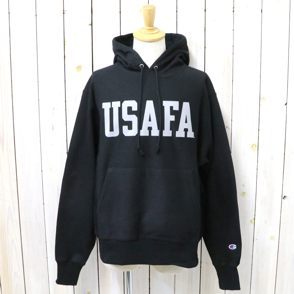 Champion『USAFA CHAMPION REVERSE WEAVE HOODIE』(BLACK)