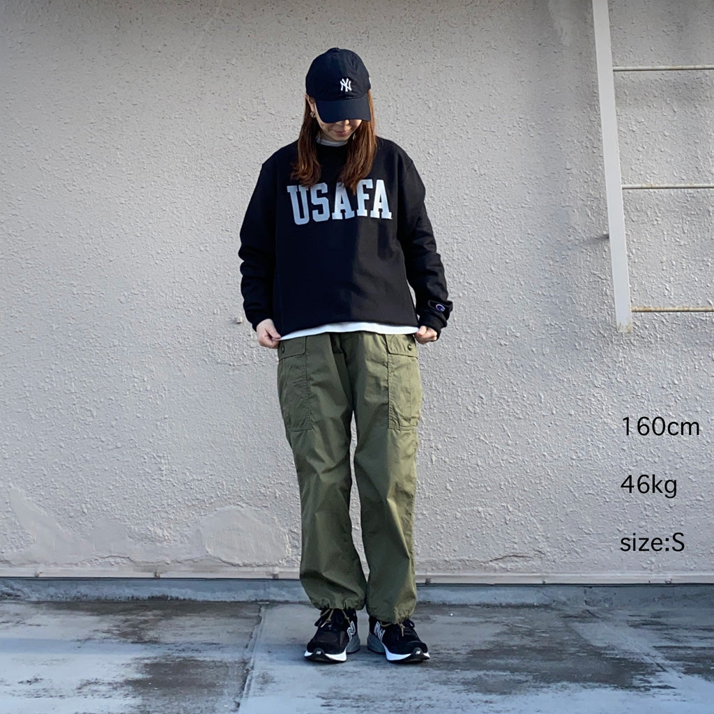 Champion『USAFA CHAMPION REVERSE WEAVE CREWNECK』(BLACK)