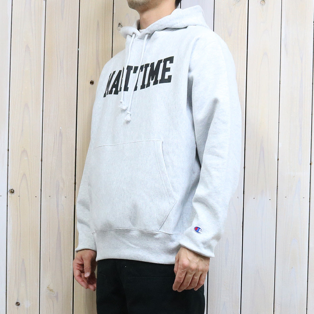 Champion : MARITIME CHAMPION REVERSE WEAVE HOODIE (ASH GREY)