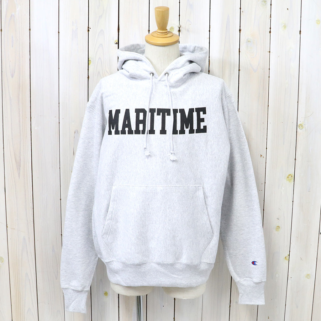 Champion : MARITIME CHAMPION REVERSE WEAVE HOODIE (ASH GREY)