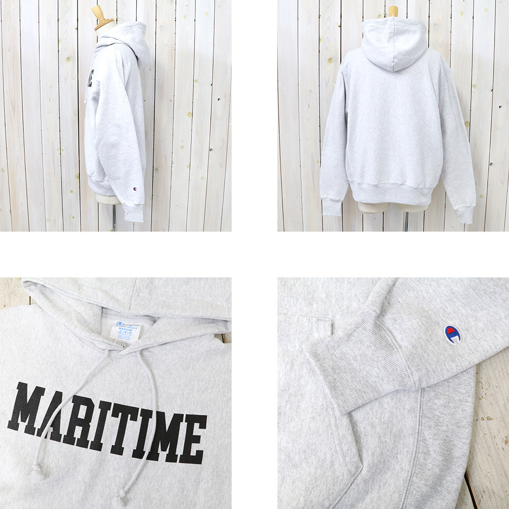 Champion : MARITIME CHAMPION REVERSE WEAVE HOODIE (ASH GREY)